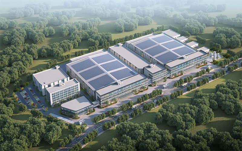 云和首條晶圓產(chǎn)線主廠房封頂，百億級(jí)“芯”引擎全面加速！